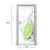 tulup.si Samolepilni tapete na vratih Lime 85x205 cm
