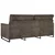 Sofa za 3 osobe Tamnosiva 190 x 81 x 82 cm Umjetni sued
