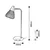 RABALUX 3181 Fanny Stona lampa