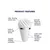Satisfyer vibrator za klitoris Little Wand – White
