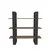 Hanah Home Zidna polica Suno, 90x90x22 cm,Crna