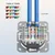 FGB CAT6a mrežna vtičnica z dvema RJ45 priključkoma 10 Gbit/s