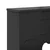 Okvir za kamin Crna 93 x 20 x 89 cm Konstruirano drvo