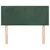 Vidaxl Posteljno vzglavje temno zeleno 80x5x78/88 cm žamet