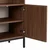 Hanah Home komoda Palmer, 80 cm, orah Milano / crna