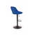 eoshop Barski stol H101, modra, tkanina/kovina