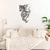 Wallity APT724 v2 Zidna dekoracija Metal Horse Line Art, 99x62cm, Crna