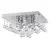 Rabalux Corinna plafonska lampa E14 5x40W hrom Moderna rasveta