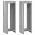 Stalak za biljke s policom 2 pcs Sivi Sonoma 30 x 30 x 100 cm