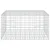Gabion z žico 5 mm in mrežo 5x10 cm 100x100x50 cm