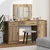 Toaletni stol 3 pcs Smeđa 78,5 x 41 x 135 cm Konstruirano drvo