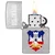 Zippo Upaljač Beograd Grb, Srebrne boje