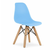 Otroški stol v skandinavskem stilu Classic Blue