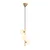 Opviq Luster Domino-11046, 36x36x46 cm, Zlatne boje