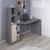 Hanah Home radni sto Viora, 150 cm, antracit / orah
