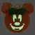 Disney Glow Face Minnie Pumpkin Minnie Mini Backpack