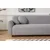 ATELIER DEL SOFA Ugaona garnitura Eddy Corner (L3 CHL) Light Grey