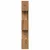 Pregrada / regal za knjige 5 razina hrast 70x24x161 cm drveni