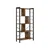 Songmics Knjižna omara 4-nadstropna 1545x74x30 cm rjava