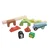 Lesene magnetne puzzle vrtiček Garden Magnetic Puzzle 3D Tender Leaf Toys s pobarvanimi sličicami od 18 mes
