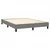 Vidaxl Box spring postelja z vzmetnico temno siva 140x200 cm blago