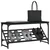 Stalak za cipele crni 90 x 30 x 45 cm od konstruiranog drva