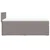 Vidaxl Box spring postelja z vzmetnico taupe 100x200 cm blago