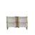 Hanah Home komoda Seza 120, 120 cm, bela / travertin / zlatna