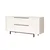 Hanah Home Komoda 160x74,3x44,5cm Bela