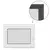 Prozor za podrum RISOR 80 x 70 cm PVC i staklo Antracit