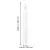 Eglo 422226 - SET 2x LED sveće ANDRAFIABE LED/1xAAA 25 cm, bele