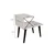 Hanah Home Noćni ormarić Cross, 50x55x40 cm, Krem