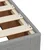Vidaxl Box spring postelja z vzmetnico svetlo siv 100x200 cm blago