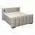Boxspring Krevet Elysia 200/220 cm , prirodna boja