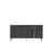 Hanah Home komoda Meyra 180, 180 cm, antracit / srebrna