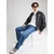 Calvin Klein Jeans Majica safir/svetlo modra/bela