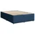 Vidaxl Box spring postelja z vzmetnico modra 160x200 cm blago