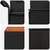 Set sofe 6 pcs 4-Broj sjedala Crna Poli Rattan i čelik