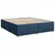 Vidaxl Box spring postelja z vzmetnico modra 200x200 cm blago