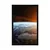Plakat pogled na planet z vesolja - 40x60 black