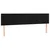 LED uzglavlje crno 180x5x78/88 cm baršunasto