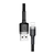 Kabl Baseus cafule USB iPhone Lightning 2A sivo-crni 3m