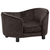 Sofa za pse smeđa 69 x 49 x 40 cm plišana