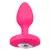 Cal Exotics – Cheeky Gems Vibrating Butt Plug M - Roza