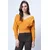 Trend Alacati Stili Ženska bluza dugih rukava ALC-019-053-BLZ, V-izrez, Narandžasta