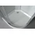 AIGO Četrtni okrogli tuš kabina 900x900x2040 mm, bel profil, prozorno steklo - 90x90x204 cm - Aqualine - 24 - Kvadrantne tuš kabine - 900 - 2040 - 900 - 5 - 14