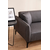 Atelier del Sofa Dvosed Belissimo 180x67x95cm Tamnosivi