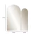 HANAH HOME Dekorativno ogledalo Classe Mirror White