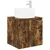 Umivaonik s policom Dimljeni hrast 49,5 x 44,5 x 66 cm