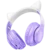 hoco. Slušalice bežične sa mikrofonom, Bluetooth - W42 Cat Ears, Purple Grape
